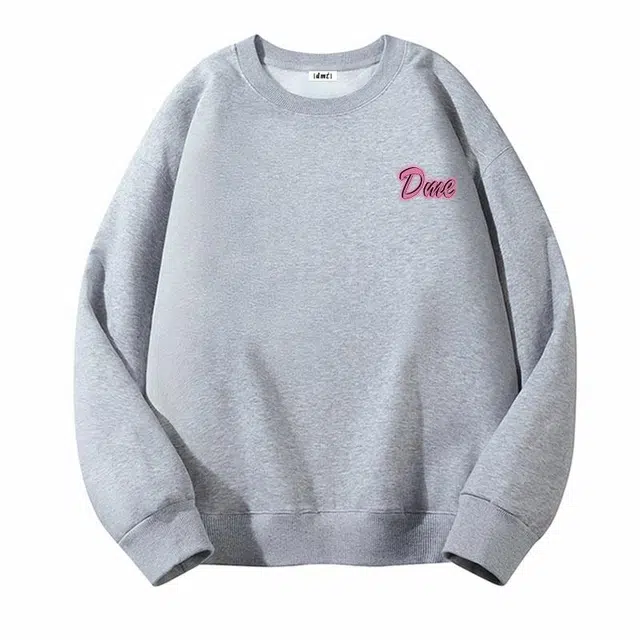 【dme】 美式潮流动漫嘻哈印花字母休闲长袖卫衣 男女同款