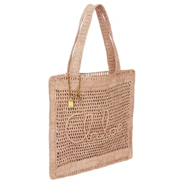 Chloe Summer Banana Logo Tote
