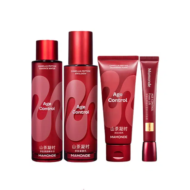 梦妆 山茶紧颜精华水乳护肤套装 保湿滋润