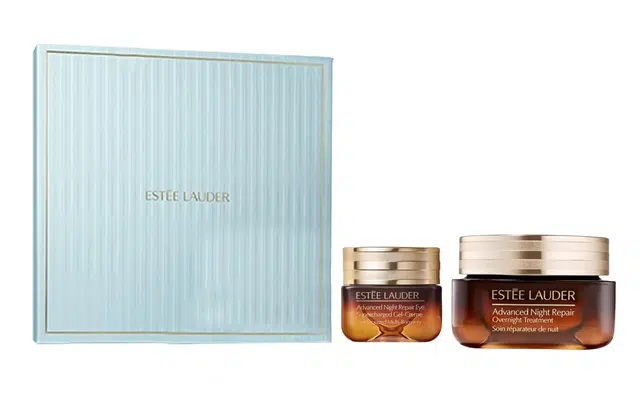 雅诗兰黛 小棕瓶精华眼霜大棕罐膜霜护肤套装 紧致滋润