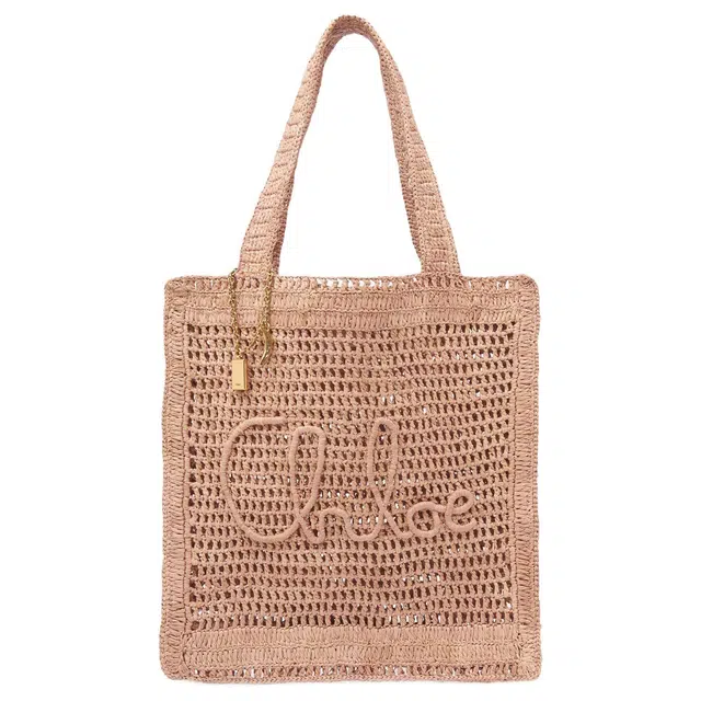 Chloe Summer Banana Logo Tote