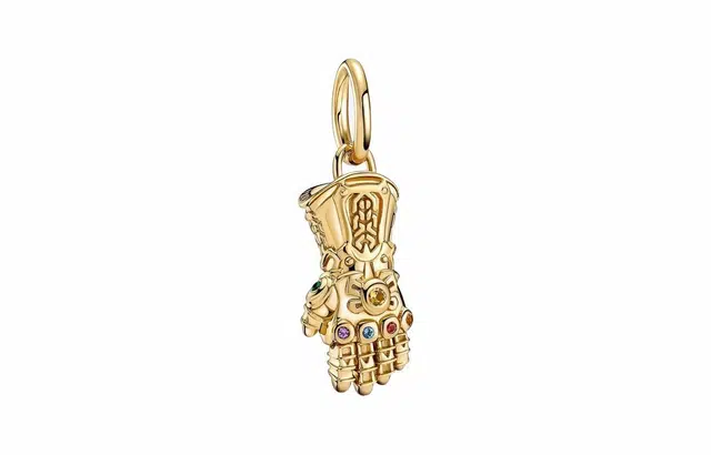 Pandora Avengers Infinity Gauntlet Charm Gold
