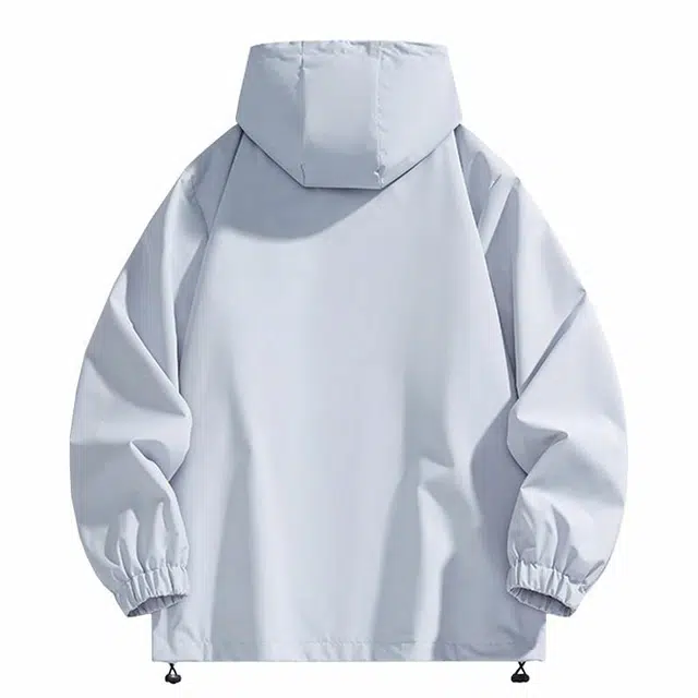 雅鹿 简约学院风百搭休闲宽松运动连帽防水透气落肩飞行员教练夹克外套 男女同款