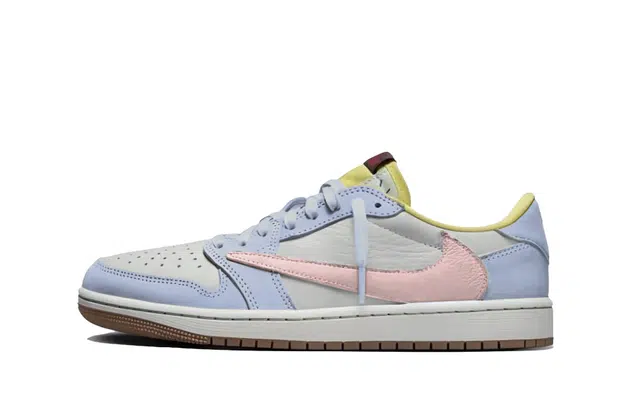 Travis Scott x Air Jordan 1 Low Blue Pink