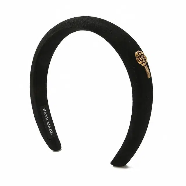 如花梦 小香风 山茶花 复古高级感 布艺 发箍 女款