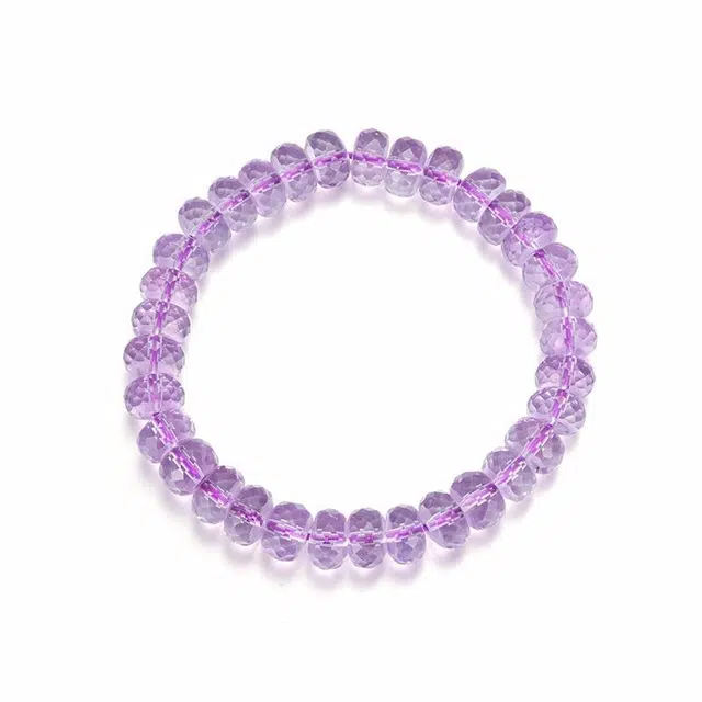 爱的约定 能量石 紫水晶轻奢优雅显白招财贵人转运好运紫色百搭个性精致 水晶 手串 女款