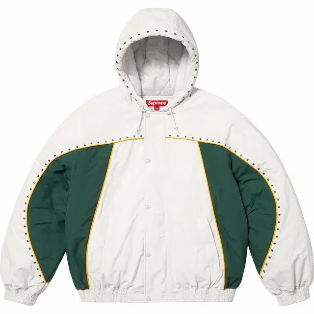 Supreme SS25 Studded Stadium Jacket logo