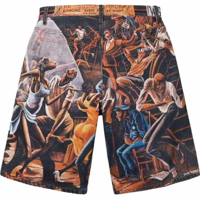 Supreme x Ernie Barnes SS25 Baggy Denim Short
