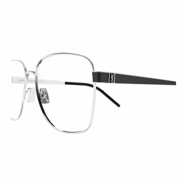 Saint Laurent Butterfly Optical Frame Silver