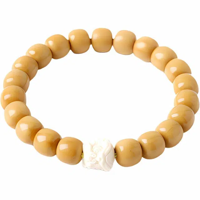 三檀小舍 国潮醒狮 招财纳福文玩盘玩佛珠转运#好运 小众高级轻奢礼盒 猴头核桃 手串 男女同款情侣款