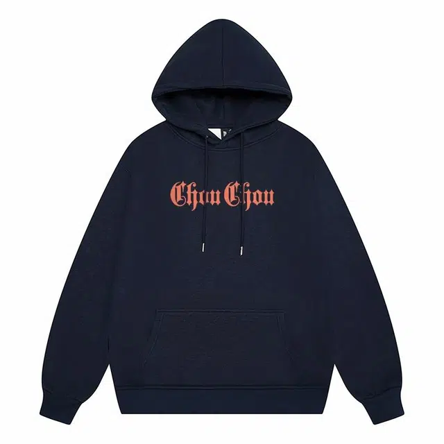 周同学 周杰伦 美式个性碎花多巴胺色系字母印花连帽韩版宽松套头加绒加厚防寒保暖无性别主义时尚简约舒适长袖卫衣 男女同款