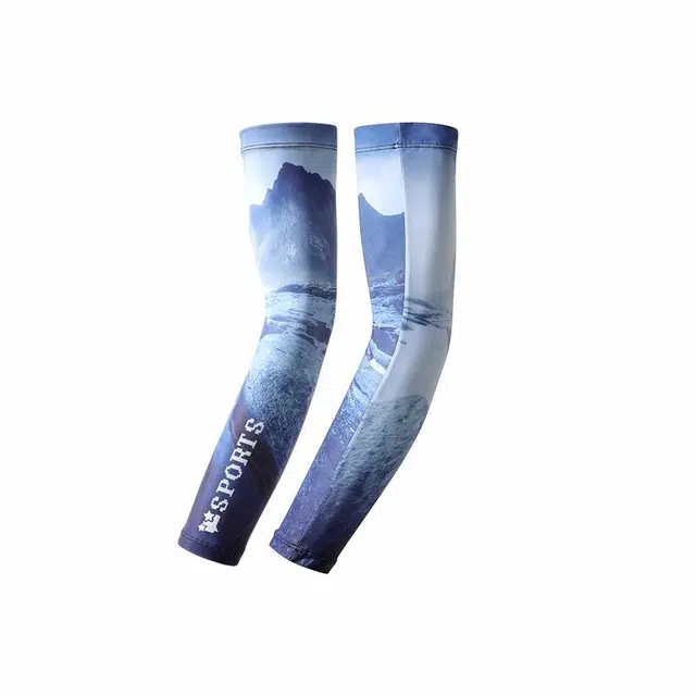 南极人 冰袖防紫外线手臂袖套夏季开车骑车跑步登山钓鱼运动遮阳手臂护套薄款透气 聚酯纤维 防晒袖 男款