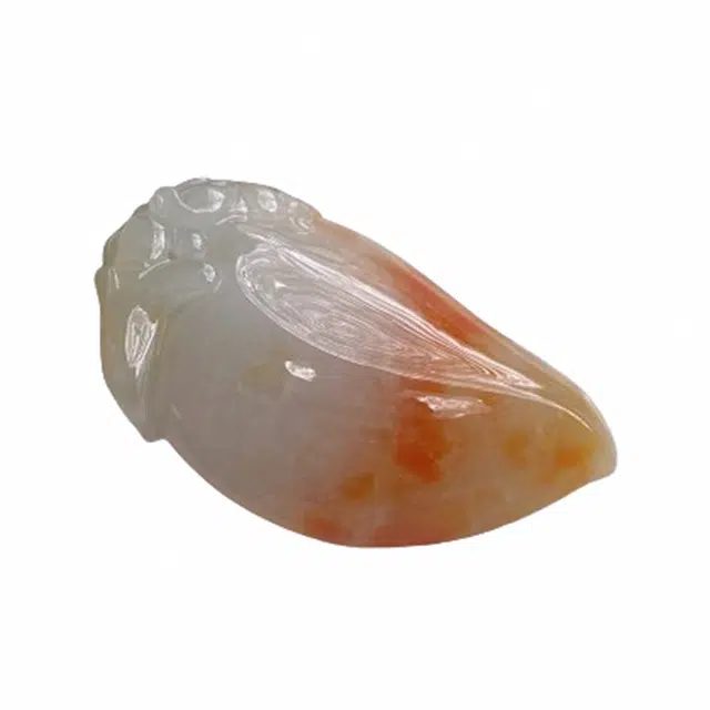 芳翠缘 红黄双翡福瓜玉佩 糯种 翡翠吊坠 男女同款情侣款