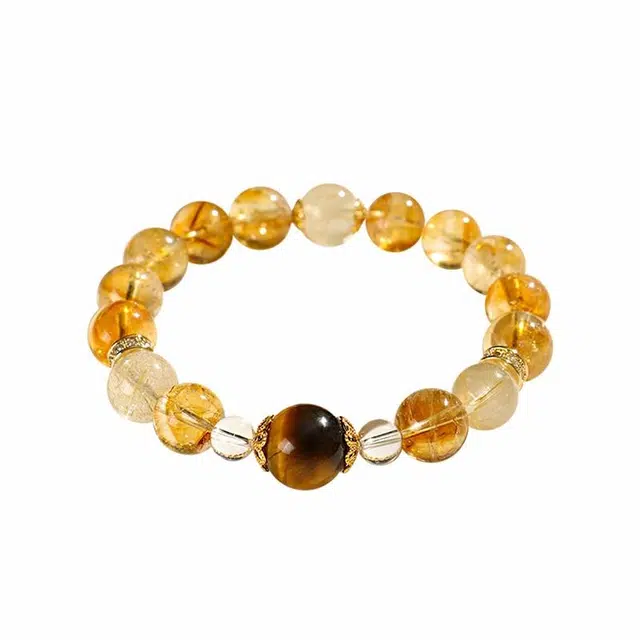 周百福 进宝 暴富转运珠 八方来财 新中式国潮 精致百搭 时来运转 小众精致 水晶 手串 男女同款情侣款