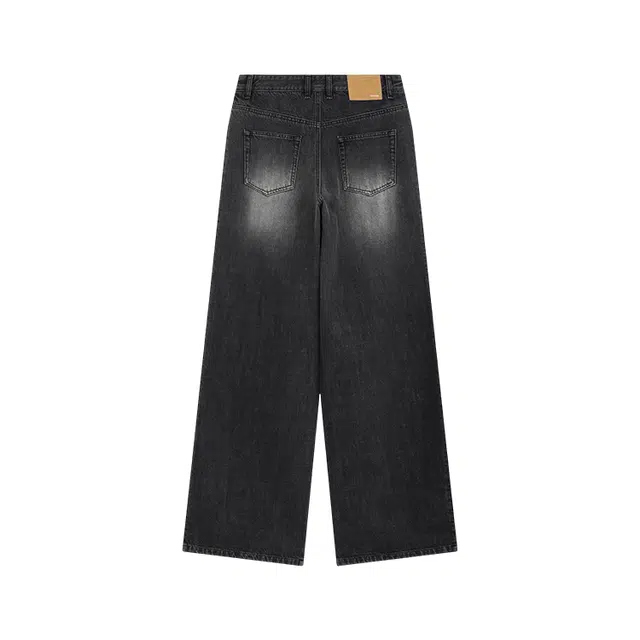 WE11DONE Straight Leg Gradient Jeans Black