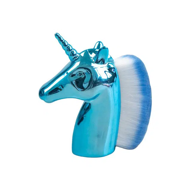 悦初美  独角兽 化妆刷 粉尘刷 七彩马头刷 修容清洁