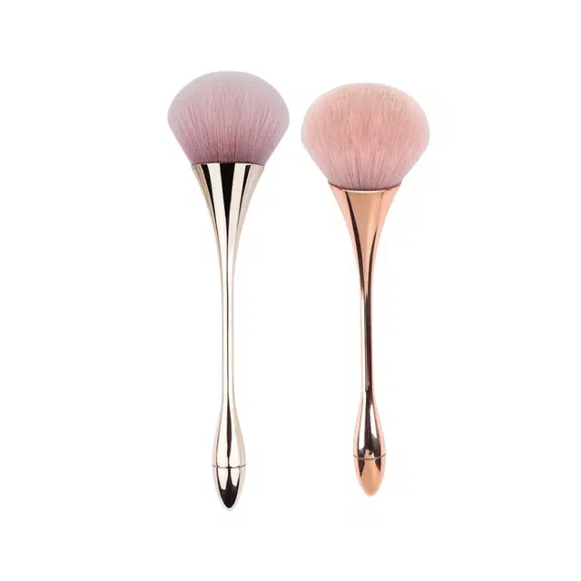 几多萌 小蛮腰腮红刷散粉刷大号柔软刷毛蓬松点彩刷 定妆刷 两支装