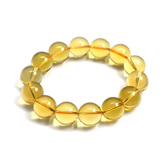 骊碧 新中式招财暴富手饰 国潮简约大气清新素雅通透有气质转运财富串珠腕饰实用高档浪漫有意义 人造水晶 手串 男女同款情侣款