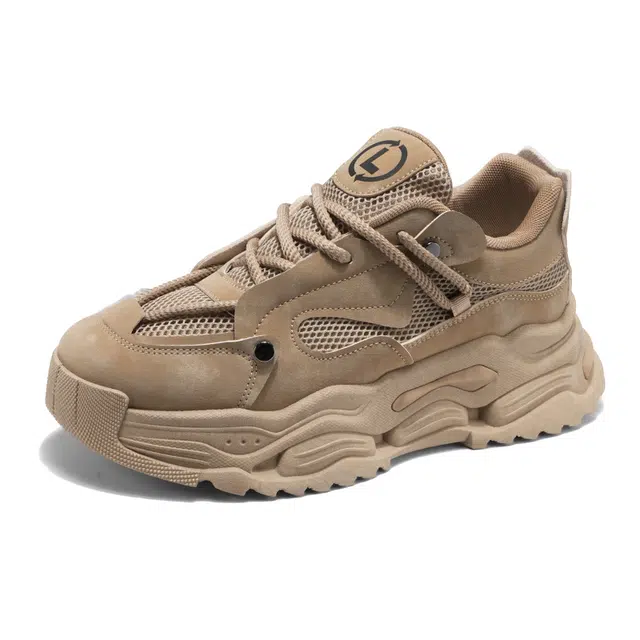 卜吉熊 休闲舒适 增高透气 低帮 老爹鞋 男款