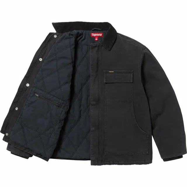Supreme Old English Canvas Work Jacket
