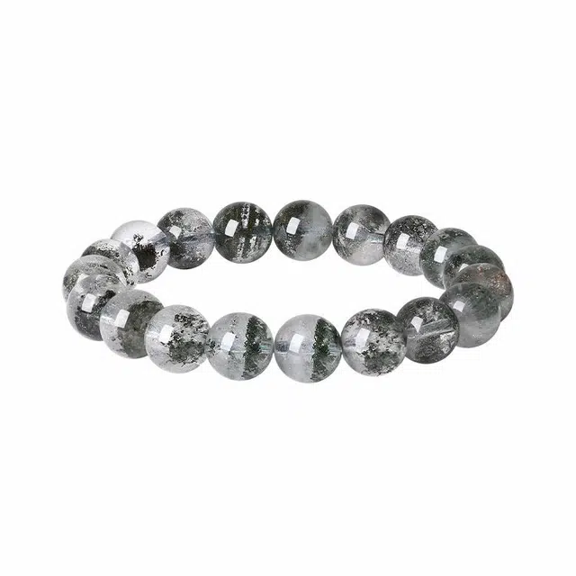 周大生 【旺事业财运爆棚】转运财富财运 小众新中式大气高级感气质百搭能量石 #好运 绿幽灵 手串 男款