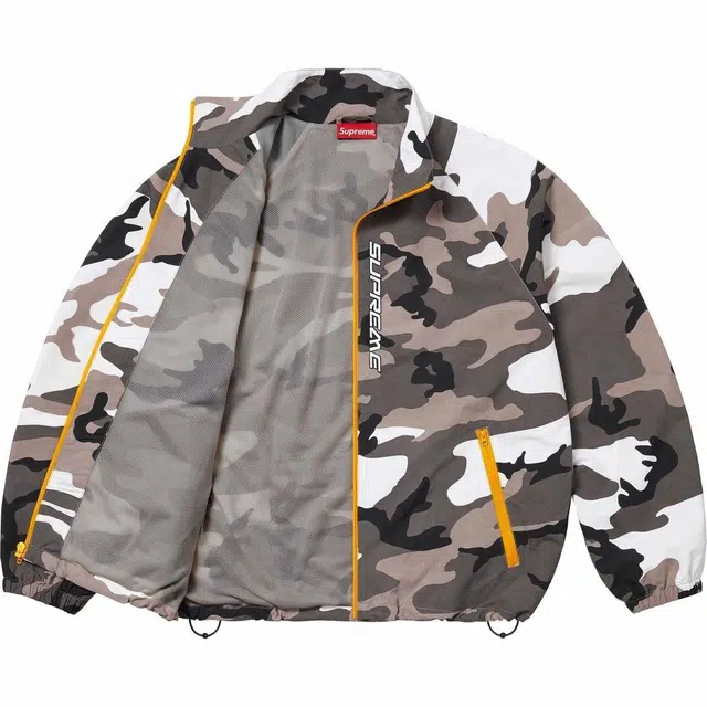 Supreme Contrast Zip Track Jacket