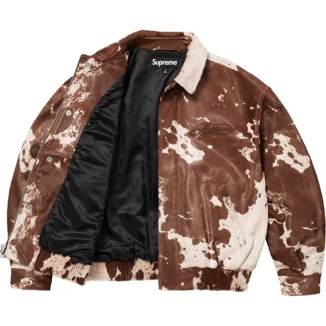 Supreme Ponyhair Varsity Jacket