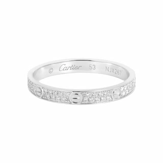 Cartier Love Ring 18K White Gold