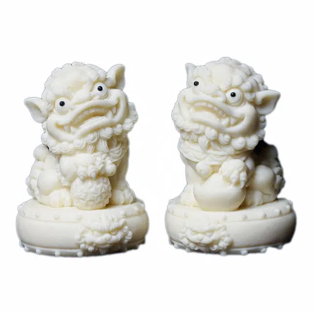 素于 【国潮唐狮】复古新中式文玩家具茶宠饰品诸事顺遂平安喜乐考试上岸盘玩摆件#好运 象牙果 菩提类手把件 男女同款情侣款