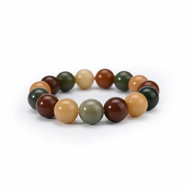 天纵 【万紫千红】新中式国风招财纳福幸运手饰品 清新文艺气质转运珠 国潮文玩好运百搭平安佛珠 菩提子/菩提籽 手串 男女同款情侣款