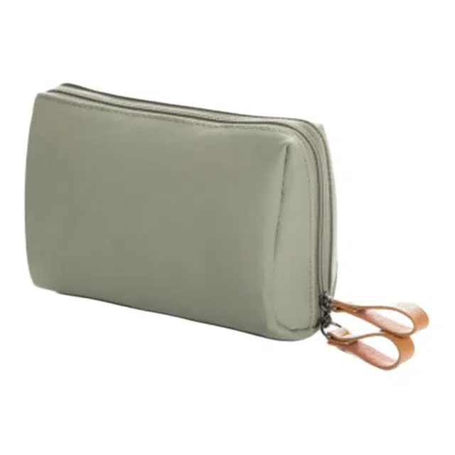 静玲珑 化妆包女高端便携旅行随身手提化妆袋大容量化妆品收纳包防水双拉链