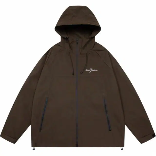 雅鹿  美式复古潮牌宽松休闲长袖  都市生活/旅游/通勤 防风透气耐磨冲锋衣 男款