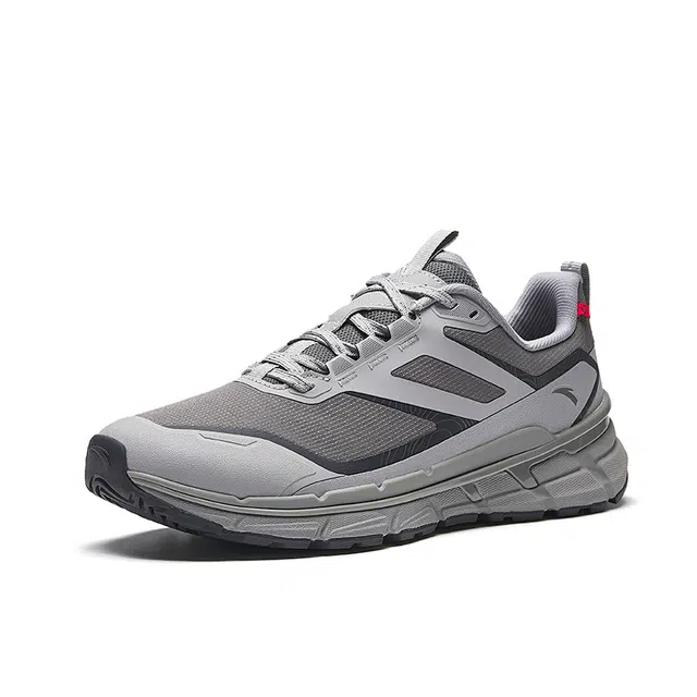 超级安踏 综训系列 舒适软底 减震防滑 低帮 户外功能鞋 男款 灰色