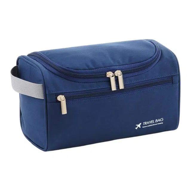 静玲珑 洗漱包侧提带挂勾男出差干湿分离大容量便携洗浴化妆包旅行收纳包