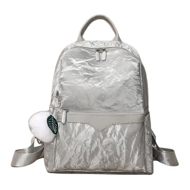 Dusen Kangaroo Silver/Black Backpack