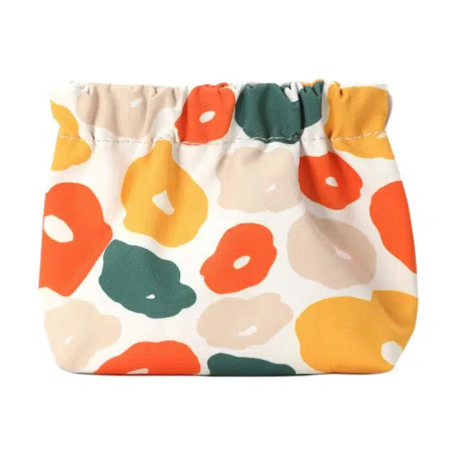 静玲珑 弹片印花收纳包口红包钥匙化妆袋包零钱包里面小包便携品迷你包内