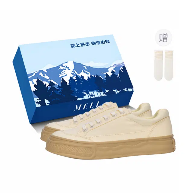 小鹿米利 日系经典百搭溶解底运动 低帮 帆布鞋 女