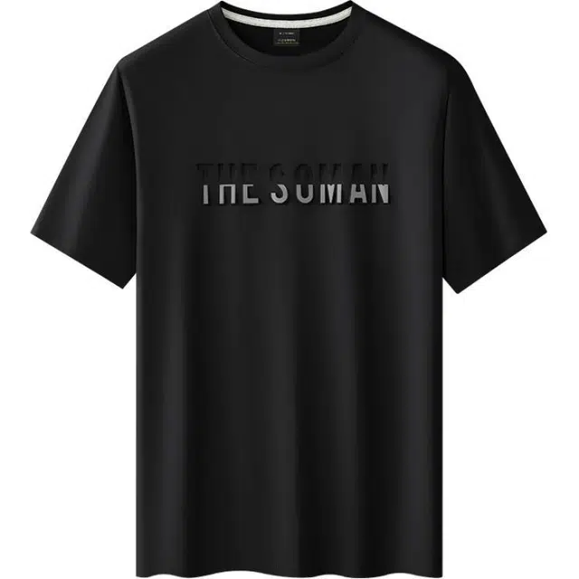 北极绒 圆领凹凸工艺短袖速干透气可外穿服潮流睡衣上装 男款