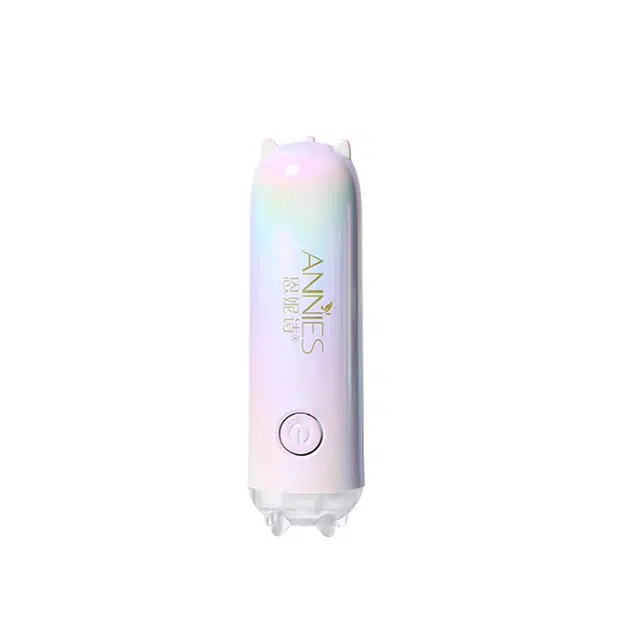 恩妮诗 插电款速干迷你美甲光疗灯 人鱼小怪兽手持一字灯便携式蓄电