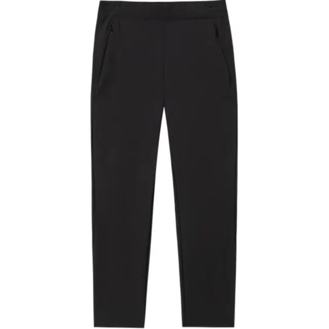 超级安踏 运动生活系列 简约纯色直筒休闲裤 女款 基础黑