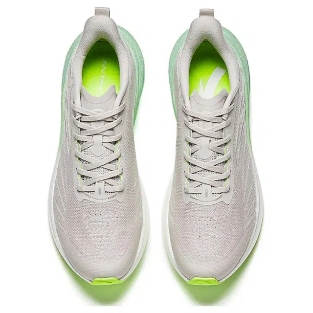 超级安踏 舒适潮流防滑耐磨 低帮 休闲跑步鞋 男款 灰绿