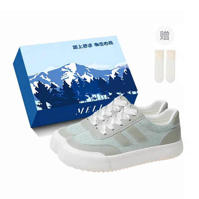 小鹿米利 合成革 简约百搭休闲时尚舒适小众复古学生 低帮 板鞋 女