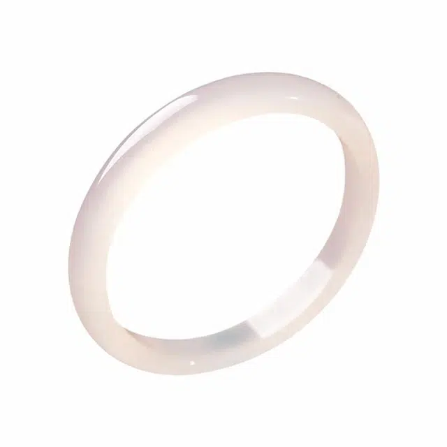 梵星饰季 新中式白月光 国潮风创意设计叮当镯 素镯 玉髓 玉石手镯 女款