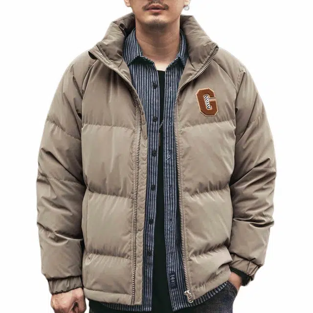 格蓝鹿 时尚百搭潮牌宽松简约长袖羽绒服 男款