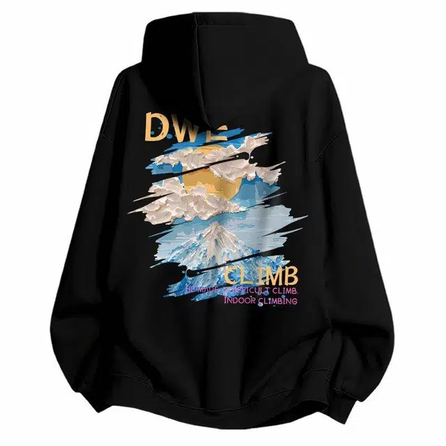 【dme】 休闲百搭潮流连帽简约卫衣 男女同款