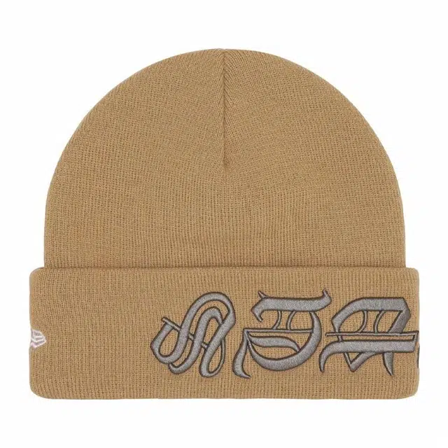 Supreme SS25 WEEK 1 New Era Blackletter Beanie