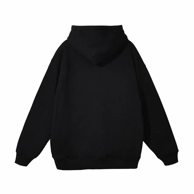 【dme】 涂鸦女孩印花美式潮流设计感小众原创学院风宽松百搭时尚休闲连帽卫衣 男女同款
