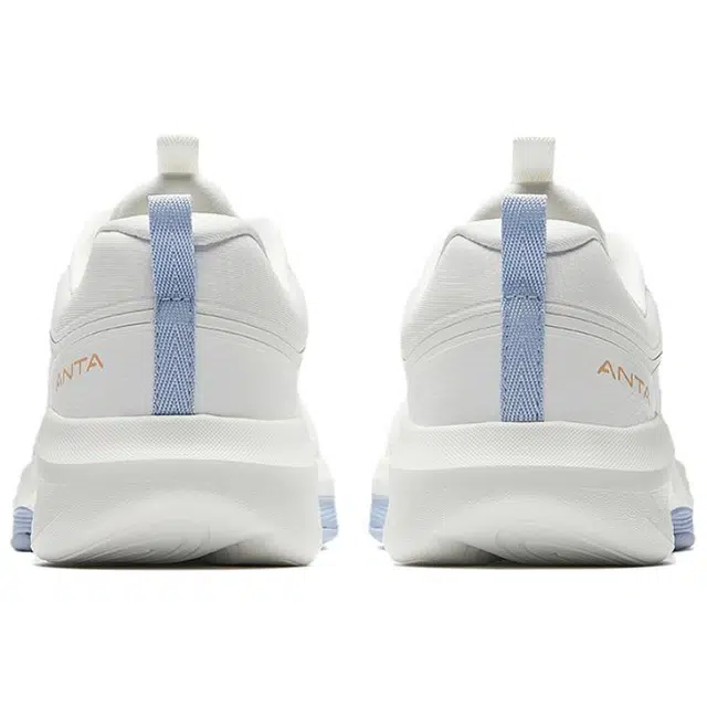 超级安踏 灵弧  舒适潮流减震防滑耐磨 低帮 休闲跑步鞋 女款 纸莎白氧气蓝