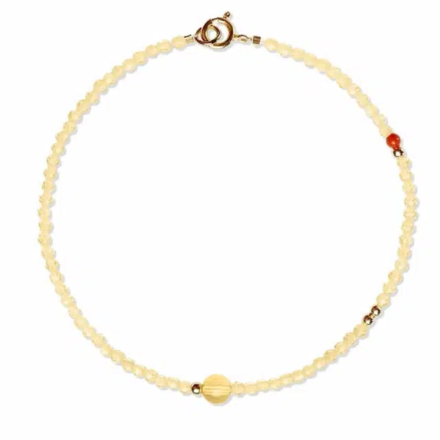 【做个富婆|招财暴富】 银千惠  招财进宝时来运转好运八方来财黄水晶小众磁场转运财运爆棚财源滚滚小众闺蜜轻奢百搭 黄水晶 手串 女款