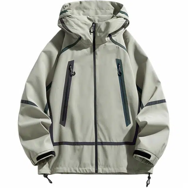 雅鹿  潮流    百搭     休闲    都市生活/旅游/通勤 耐磨透气冲锋衣 男款